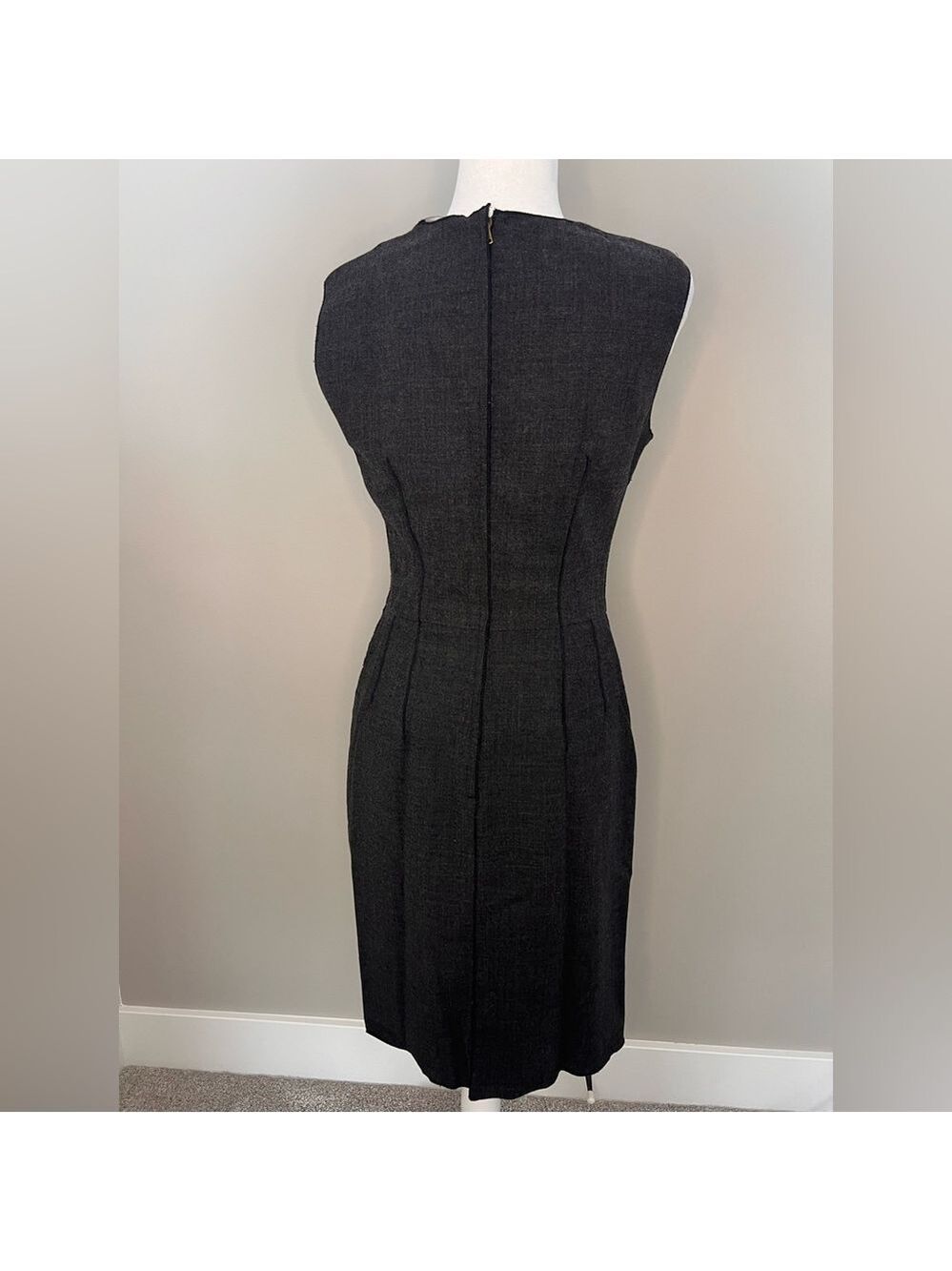 Dolce & Gabbana Charcoal Midi Dress - Picture 2 of 6